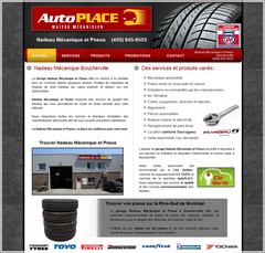 site web pour garage automobile au QUébec