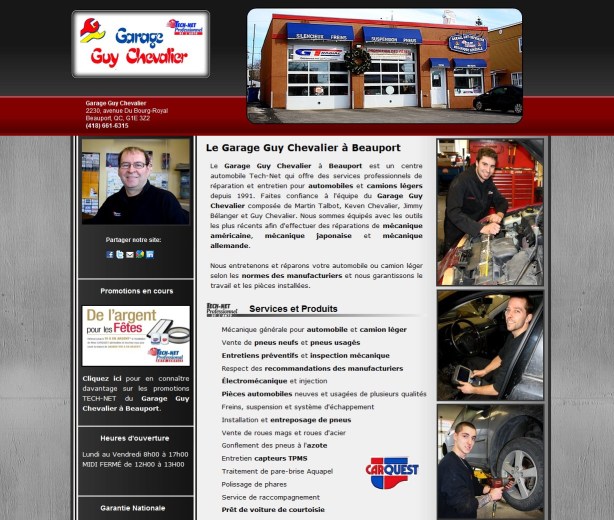 garage automobile tech-net Guy Chevalier Québec