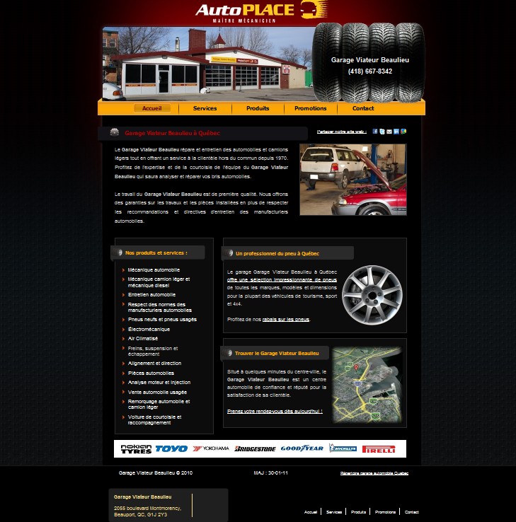 garage viateur beaulieu mécanique et pneus quebec
