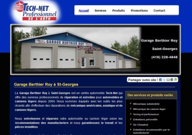 Garage Berthier Roy à Saint-Georges